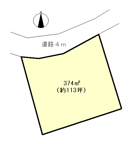 伊豆の国市 富士見ニュータウンの間取り、または地形