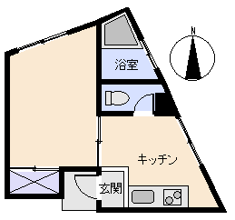熱海市 熱海野中山マンションの間取り、または地形