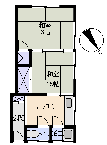 熱海市 昭和町の間取り、または地形