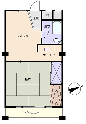 熱海市 熱海ビラの間取り、または地形