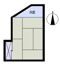 熱海市 和田町の間取り、または地形