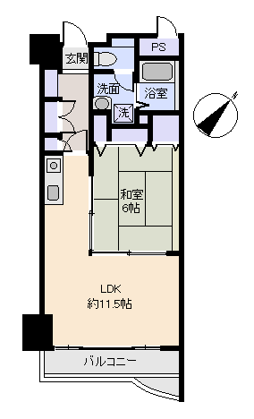 熱海市 中銀ライフケア梅園台１６号館の間取り、または地形