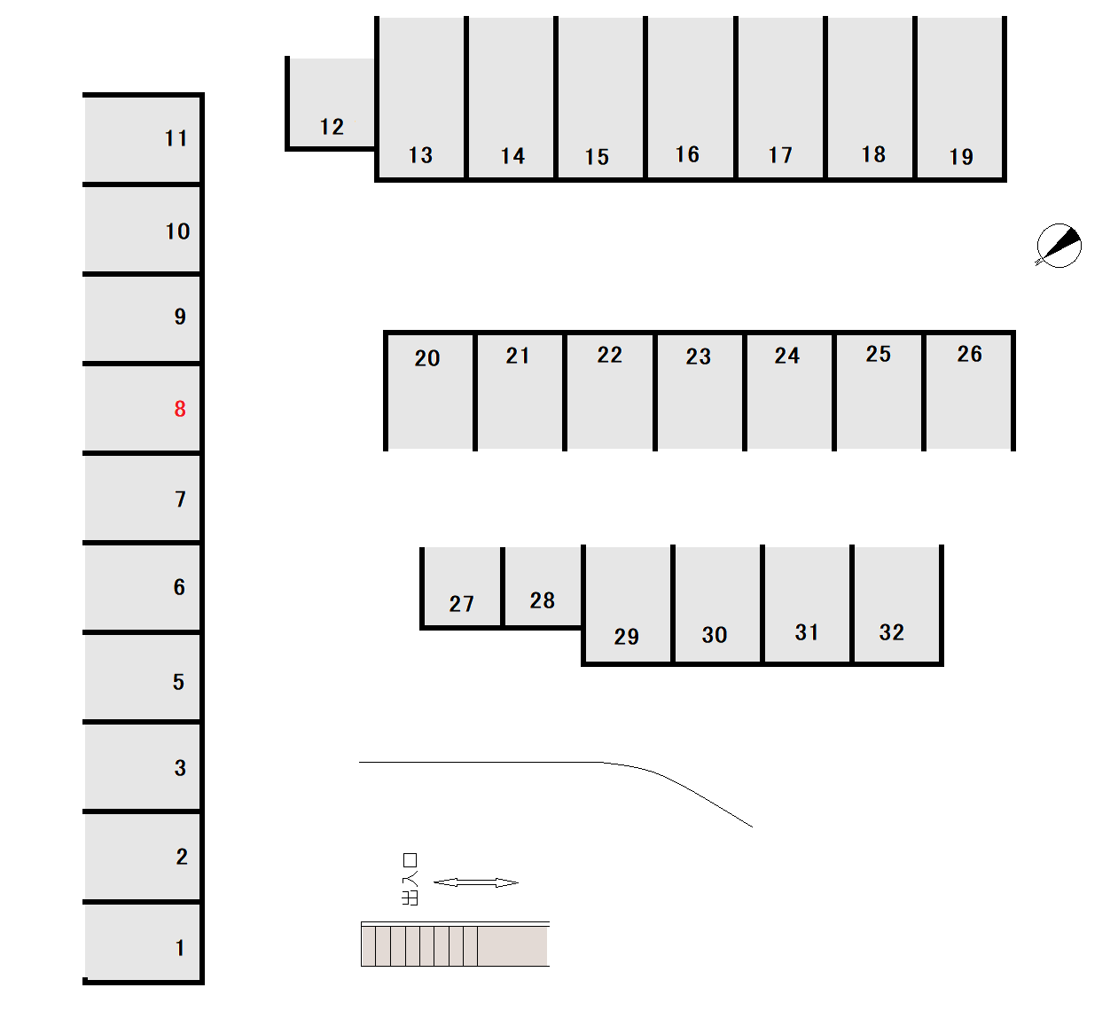 熱海市 桜木町の間取り、または地形