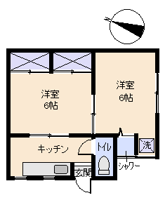 熱海市 桃山町の間取り、または地形