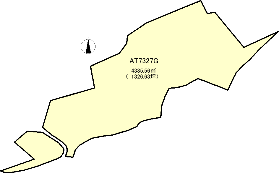 熱海市 伊豆山の間取り、または地形