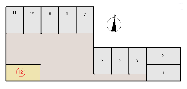 熱海市 昭和町の間取り、または地形