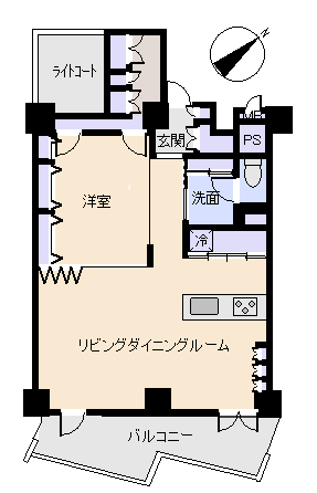 熱海市 プラザ伊豆山の間取り、または地形