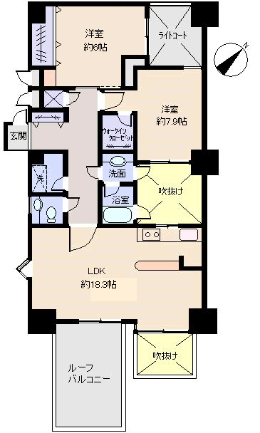 熱海市 サンヴェール熱海伊豆山の間取り、または地形