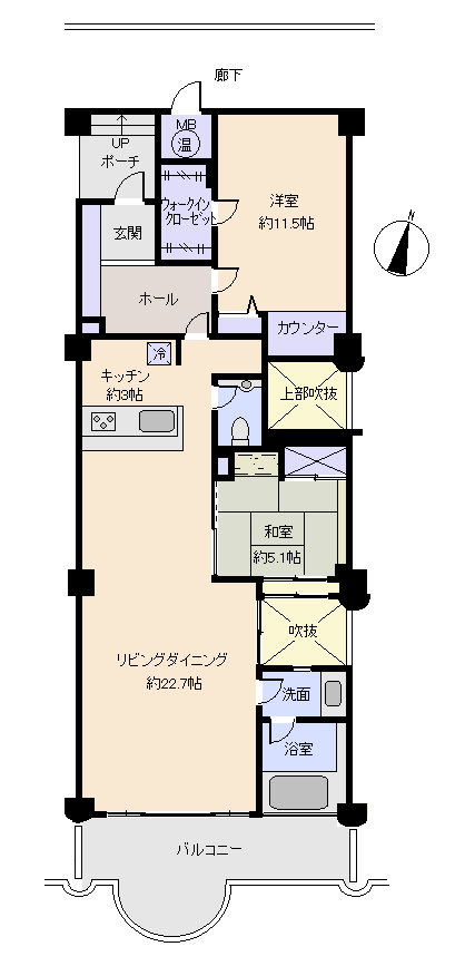 熱海市 ドメーヌ熱海伊豆山の間取り、または地形