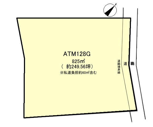 熱海市 網代の間取り、または地形