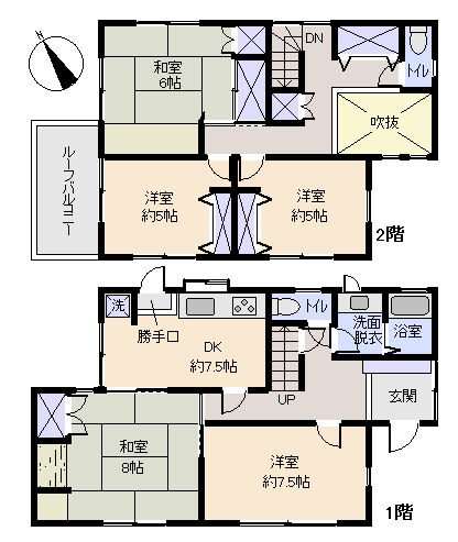熱海市 網代の間取り、または地形
