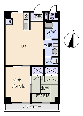 熱海市 秀和熱海西山レジデンスの間取り、または地形