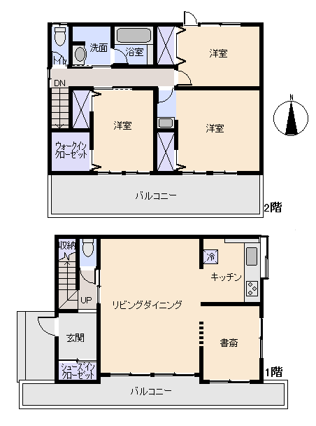 熱海市 西熱海町の間取り、または地形