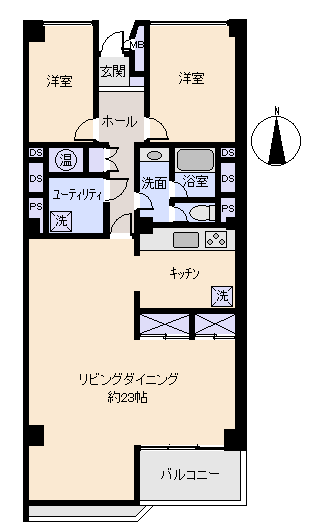 熱海市 熱海プラザの間取り、または地形