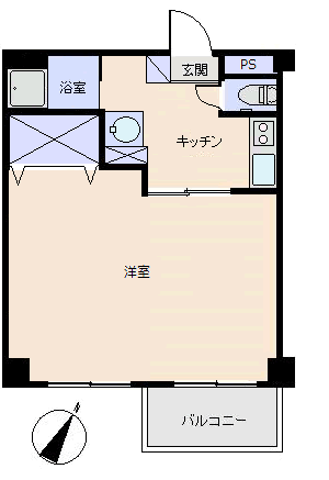 熱海市 白鳥マンションの間取り、または地形