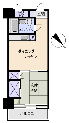 熱海市 パラシオン熱海の間取り、または地形