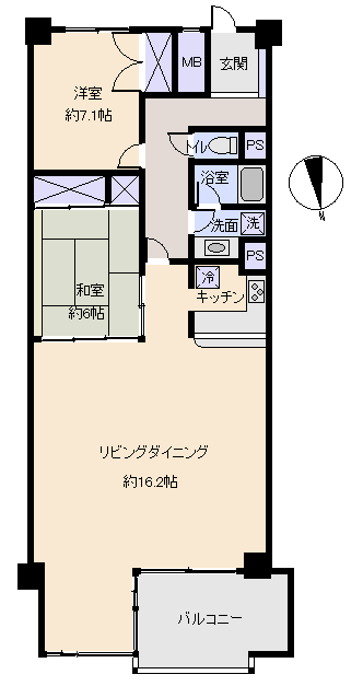 熱海市 プチモンド熱海の間取り、または地形