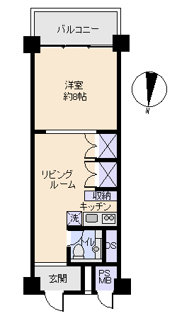 熱海市 熱海クリフサイドの間取り、または地形