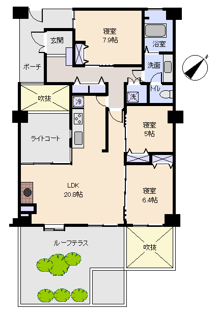 熱海市 熱海パサニアクラブの間取り、または地形