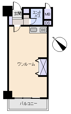 熱海市 熱海サニーハイツの間取り、または地形
