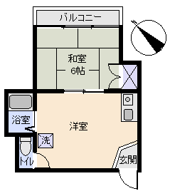 熱海市 ファンシービルの間取り、または地形