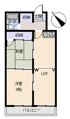 熱海市 熱海サニーハイツの間取り、または地形