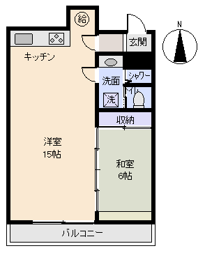熱海市 熱海サニーハイツの間取り、または地形