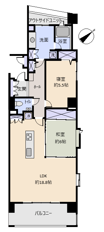 熱海市 コッコラｰレ熱海の間取り、または地形