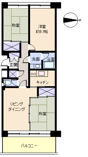 熱海市 フェアモントビュー伊豆の間取り、または地形