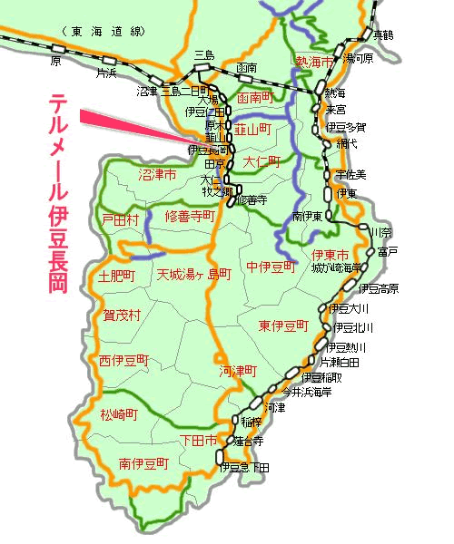 シーズ川奈B棟最寄り路線図