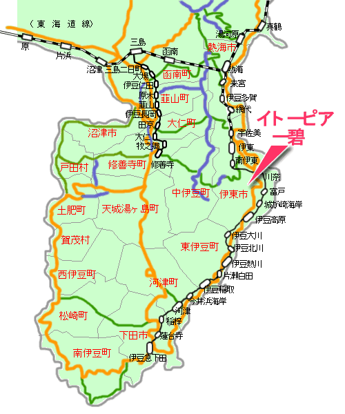 イトーピア一碧最寄り路線図