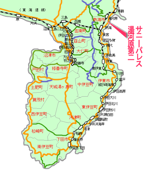 サニーパレス湯河原第2最寄り路線図