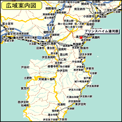 プリンスハイム湯河原最寄り路線図