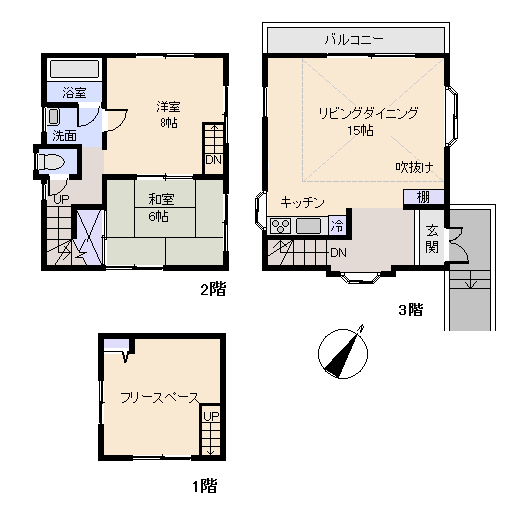 東伊豆町 熱川サンシティ希望ヶ丘の間取り、または地形