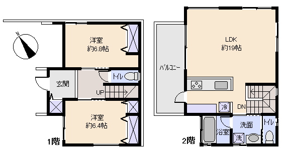 伊豆の国市 小松ケ原の間取り、または地形