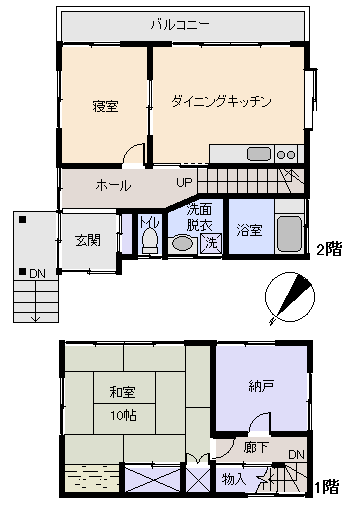 伊豆の国市 富士見ニュータウンの間取り、または地形