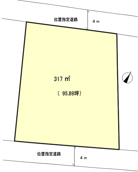 伊豆の国市 富士見ニュータウンの間取り、または地形
