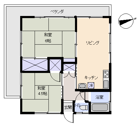 伊豆の国市 小松ケ原の間取り、または地形