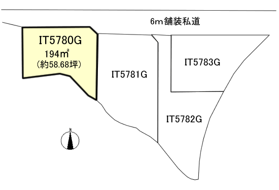 伊東市 宇佐美の間取り、または地形