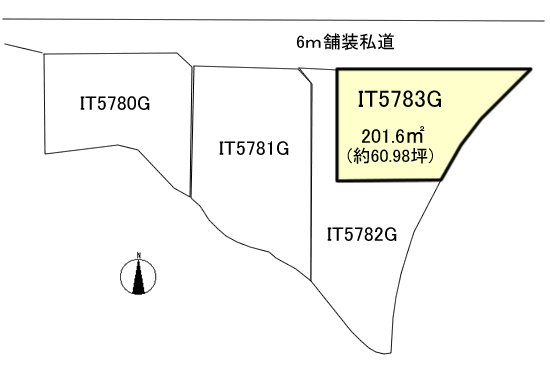 伊東市 宇佐美の間取り、または地形
