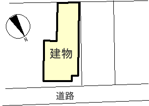 伊東市 猪戸の間取り、または地形