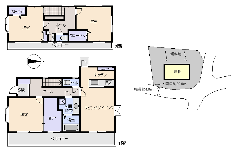 伊東市 宇佐美みのりの村の間取り、または地形