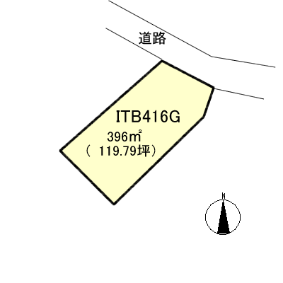 伊東市 富戸の間取り、または地形