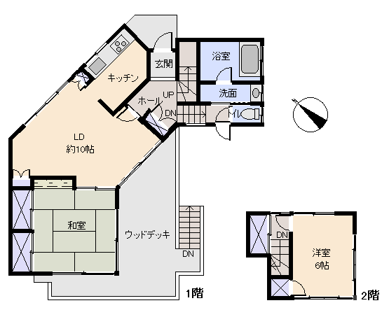 伊東市 シャボテンの間取り、または地形