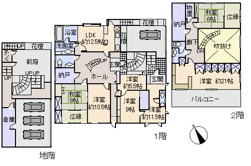 伊東市 宇佐美の間取り、または地形