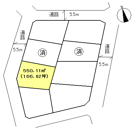 伊東市 伊豆急伊豆高原地区の間取り、または地形