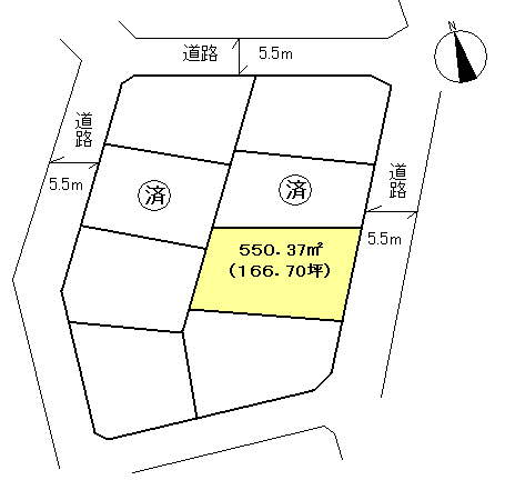 伊東市 伊豆急伊豆高原地区の間取り、または地形
