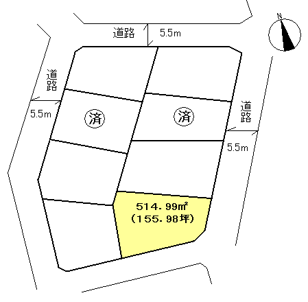 伊東市 伊豆急伊豆高原地区の間取り、または地形