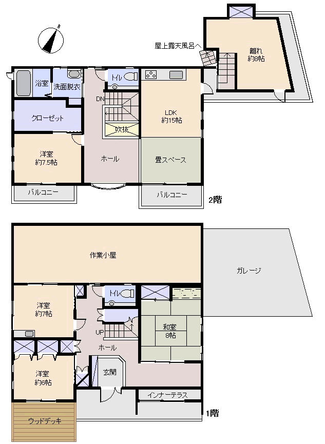 伊東市 シャボテンの間取り、または地形