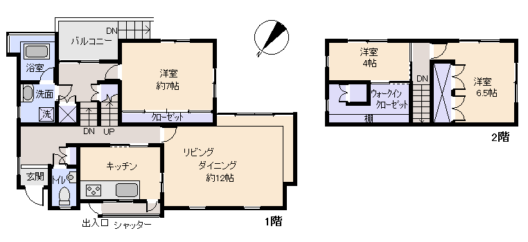 伊東市 シャボテンの間取り、または地形